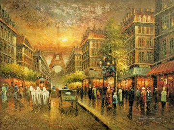  szenen - st032B Impressionismus Szenen Pariser